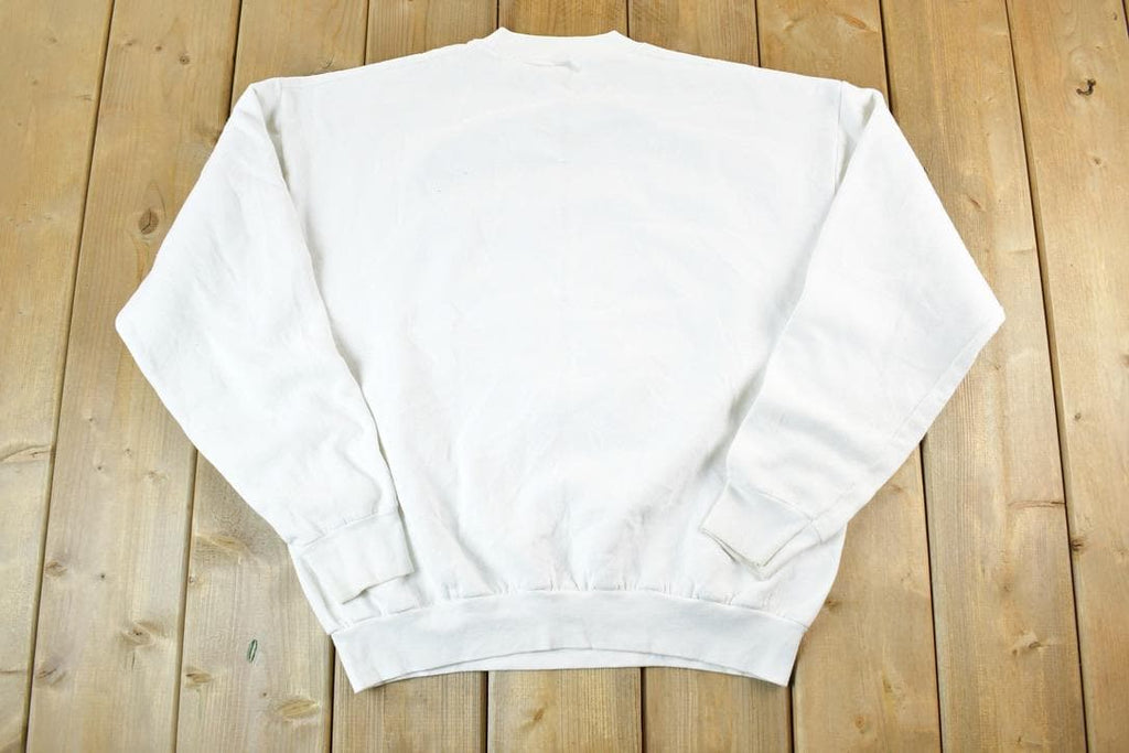 Vintage 1990s Freckle Face Christmas Cow Crewneck Sweatshirt Mens XL