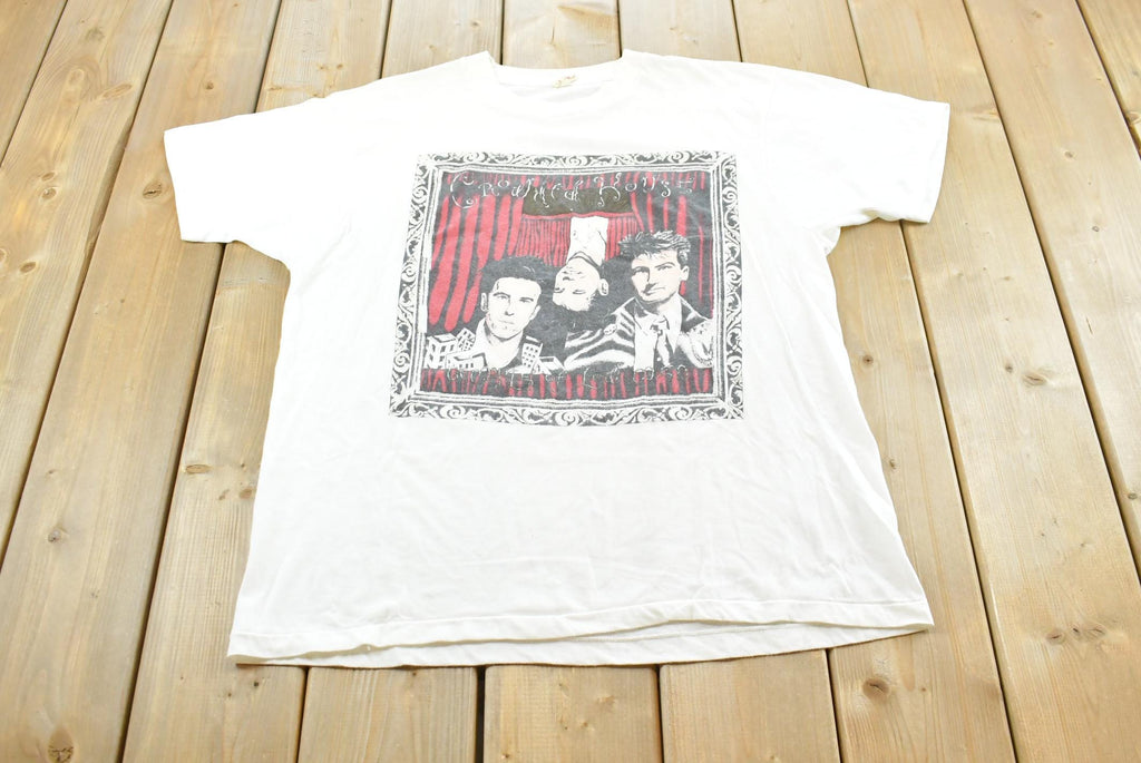 Vintage 1989 Crowded House North American Tour Band T-shirt Men's M