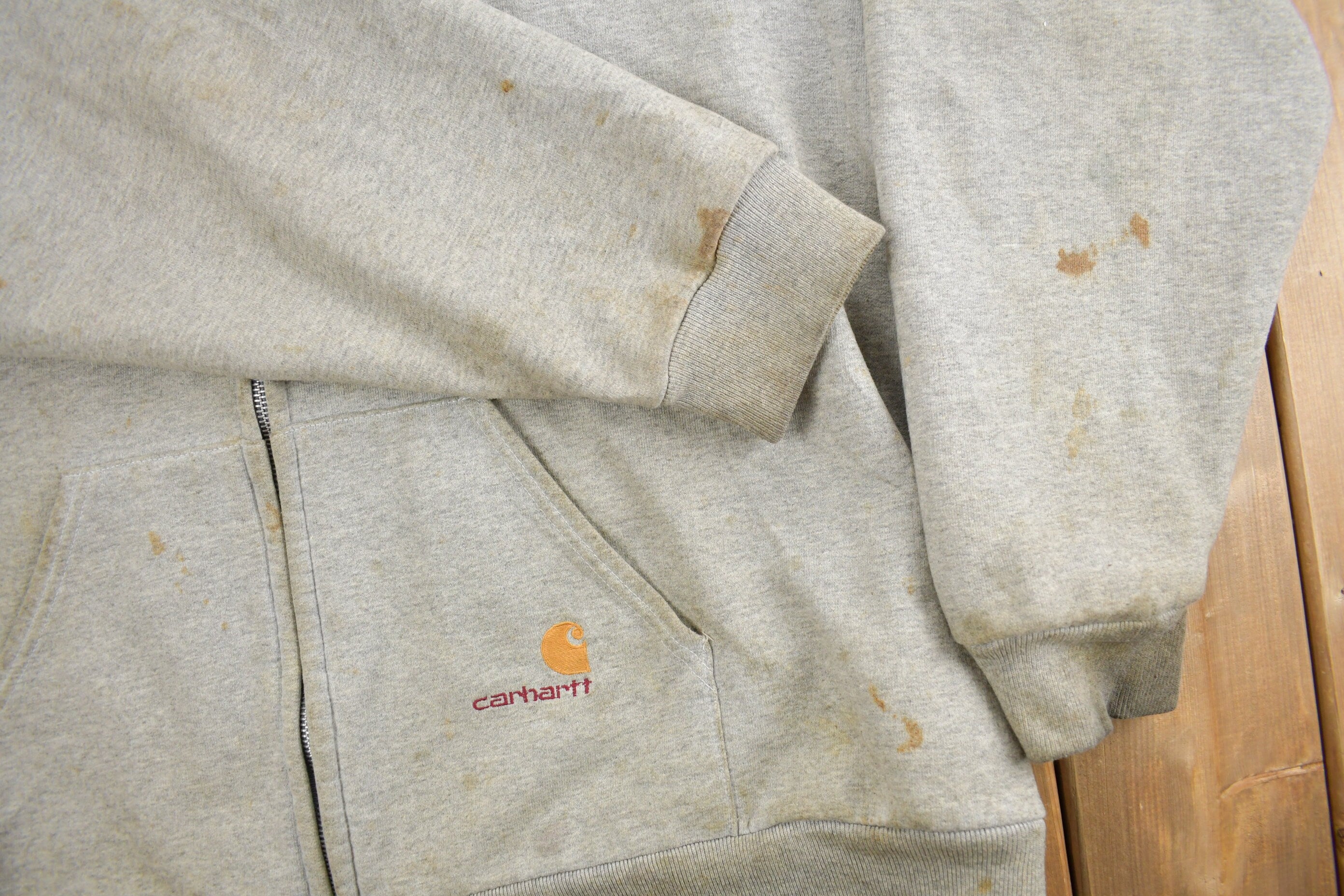 Vintage 1990s Carhartt Heavy Weight Zip Up Hoodie
