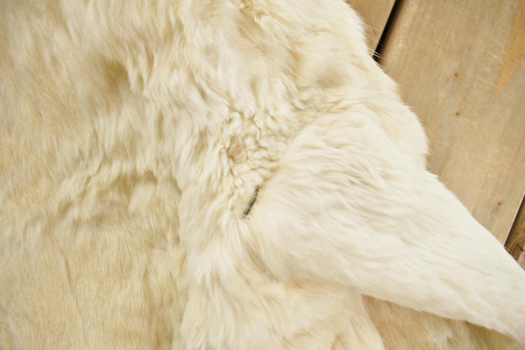 Vintage 1980s Berman's Rabbit Fur Coat Women's Small