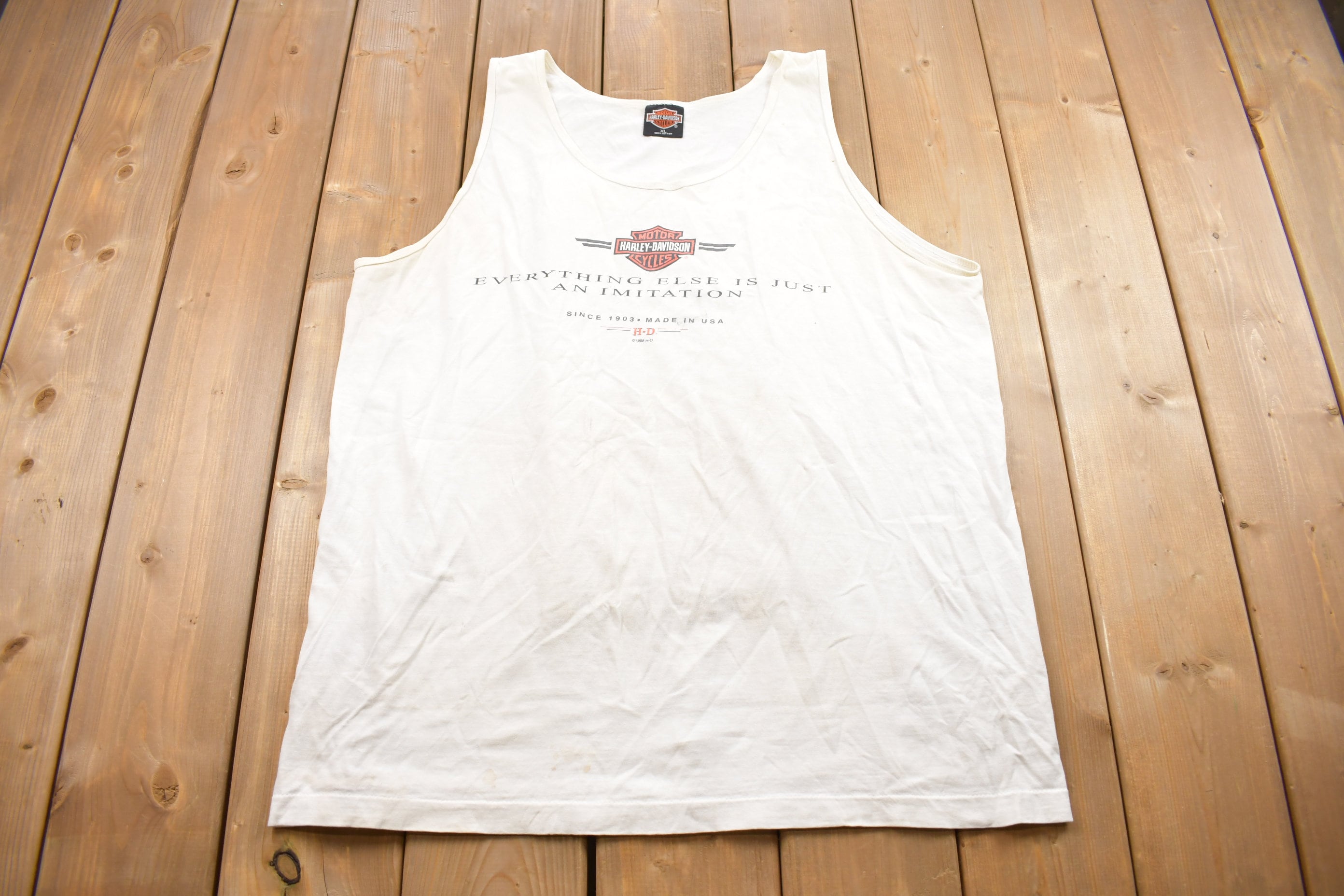 Vintage 1999 Myrtle Beach Harley Davidson Tank Top
