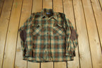 Vintage 1960s Pendleton Wool Flannel Shirt Men's S-M