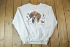 Vintage 1990s Beagle Bio Puppy Crewneck