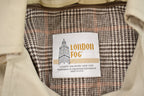 Vintage 1990s London Fog Blanket Lined Full Length Jacket