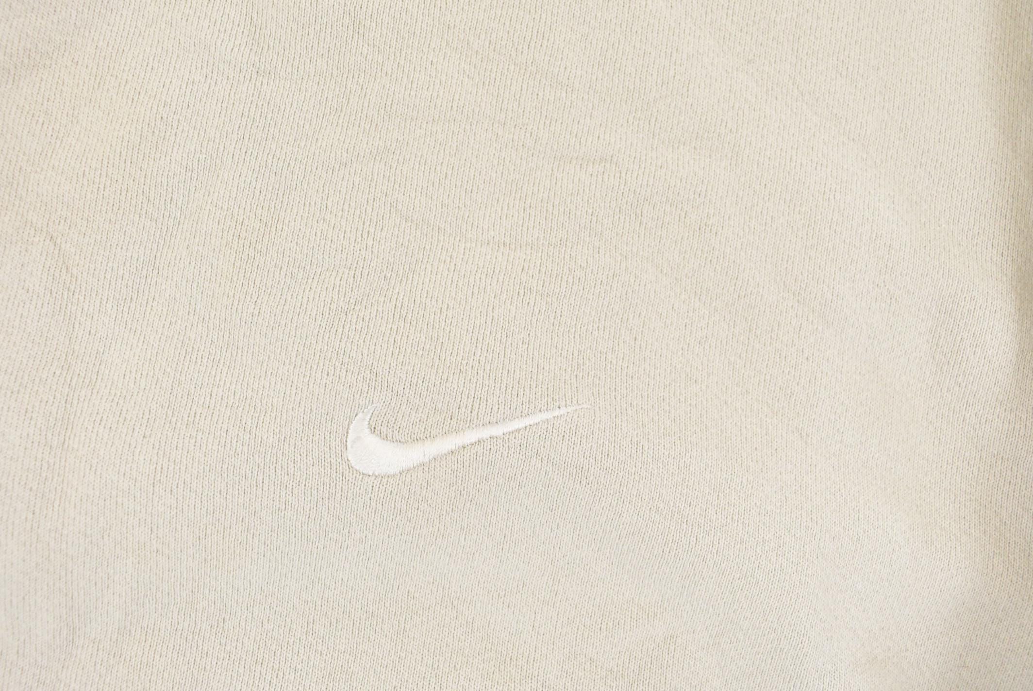 Vintage 1990s Nike Embroidered Mini Swoosh Crewneck Sweatshirt Men's Large