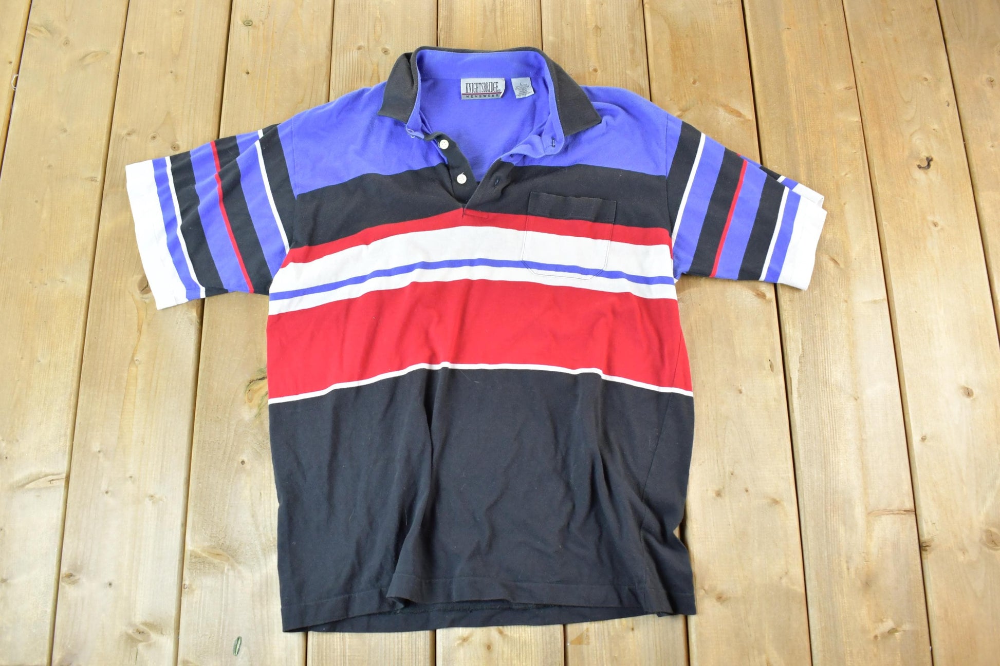 Vintage 1990s Knightsbridge Button Up Polo Shirt