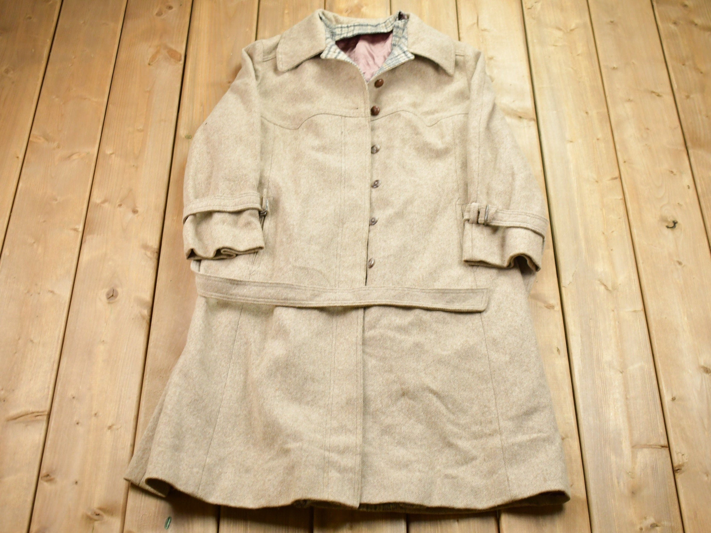 Vintage 1980s Truesdells Cedarhurst 100% Wool Jacket