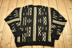 Vintage 1980s Milford Sportswear 3D Cable Knit Crewneck Sweater