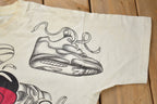 Vintage 1990s Disney Mickey Nouse AOP Sneakers T-Shirt  90s Graphic Tee  Vintage Mickey Mouse  Made In USA  90s Disney Tee