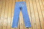 Vintage 1980s Wrangler Denim Jeans Size 32 x 33 Made In USA