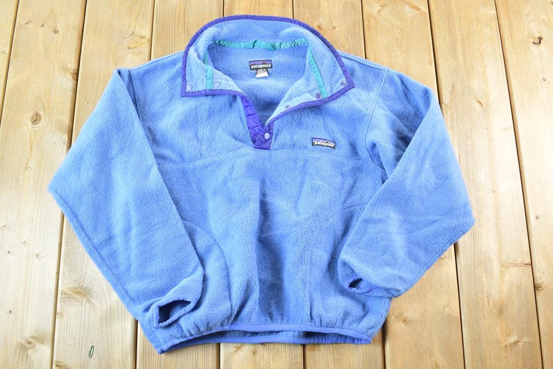 Vintage 1990s Youth Patagonia Fleece Outdoorsman Sweater Mens L