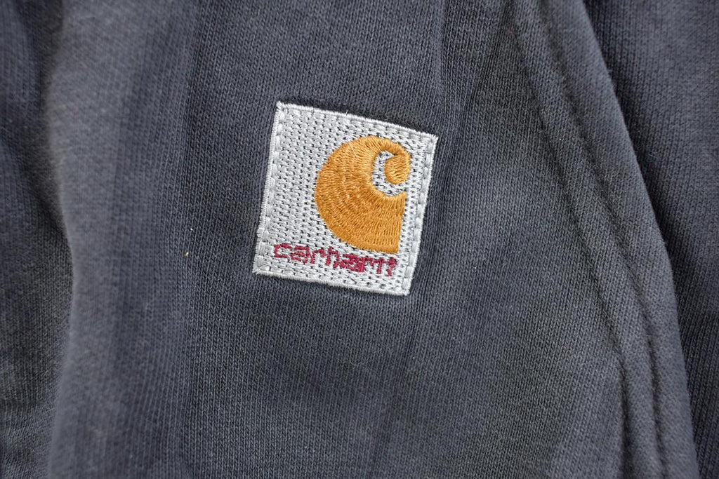 Vintage Y2K Distressed Carhartt Full Zip Fleece Lined Hoodie Sweatshirt