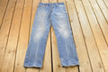 Vintage 1990s Levi's 505 Regular Straight Fit Denim Blue Jeans Men's 32 x 32 / 90s Levi's / Streetwear