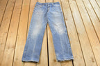 Vintage 1990s Levi's 505 Regular Straight Fit Denim Blue Jeans Men's 32 x 32 / 90s Levi's / Streetwear