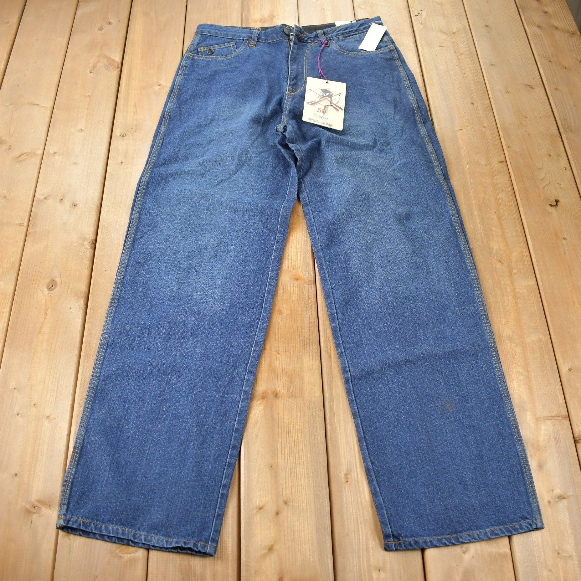 Vintage 2004 Deadstock G Unit Hip Hop Baggy Jeans Size 34 x 34