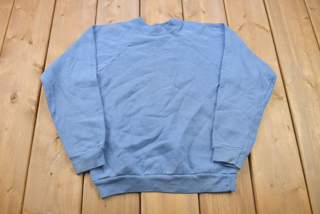 Vintage 1990s Hanes Blank Crewneck Sweatshirt /