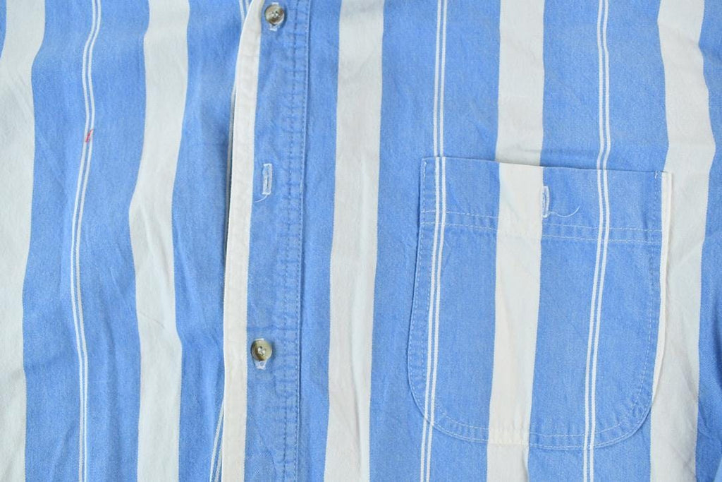 Vintage 1990s Denim Express Striped Button Up Shirt