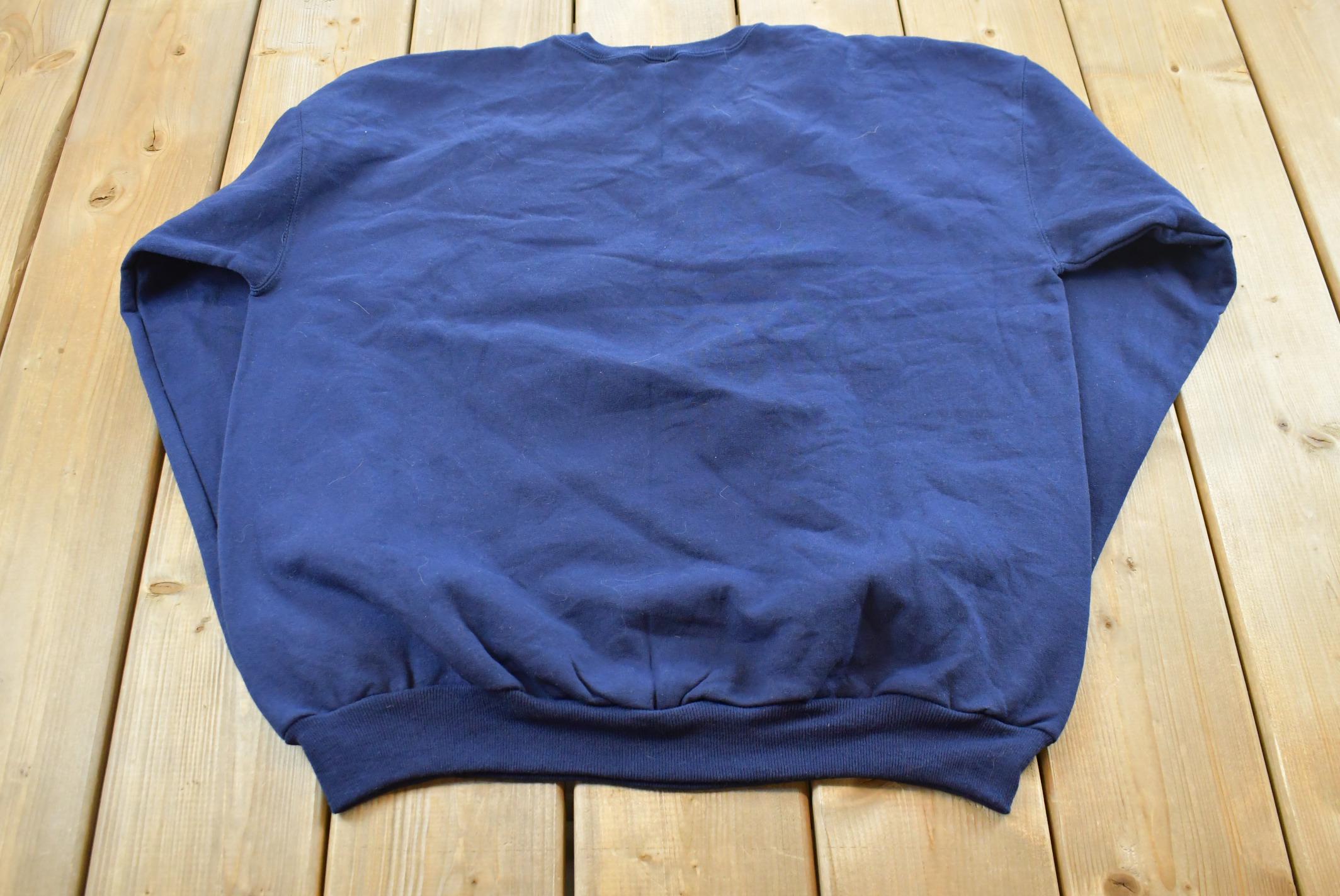 Vintage 1990s Deadstock Hanes Her Way Blank Crewneck Sweatshirt Womens L / 90s Printing Crewneck / Streetwear Blanks