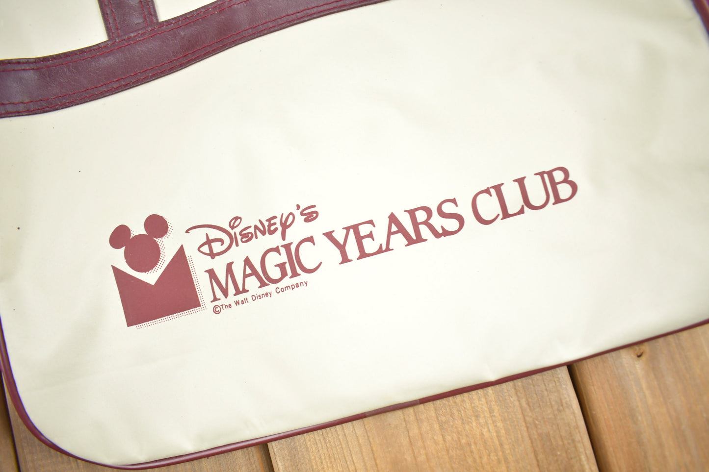 Vintage 1980s Disney's Magic Years Club Bag / Vintage Accessory / Vintage Disney