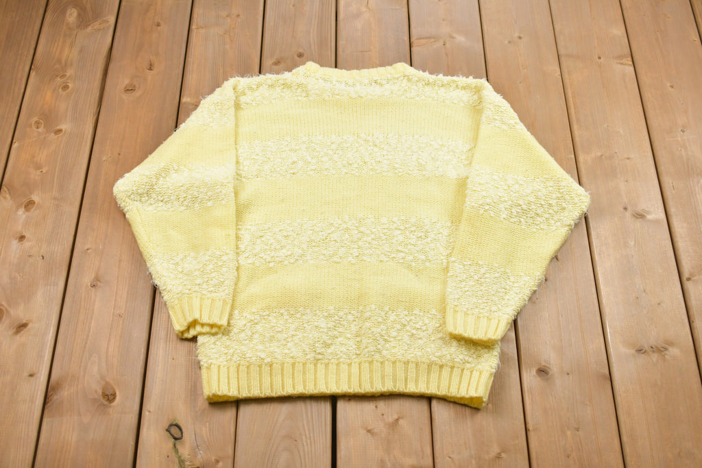Vintage Knitted Striped Sweater
