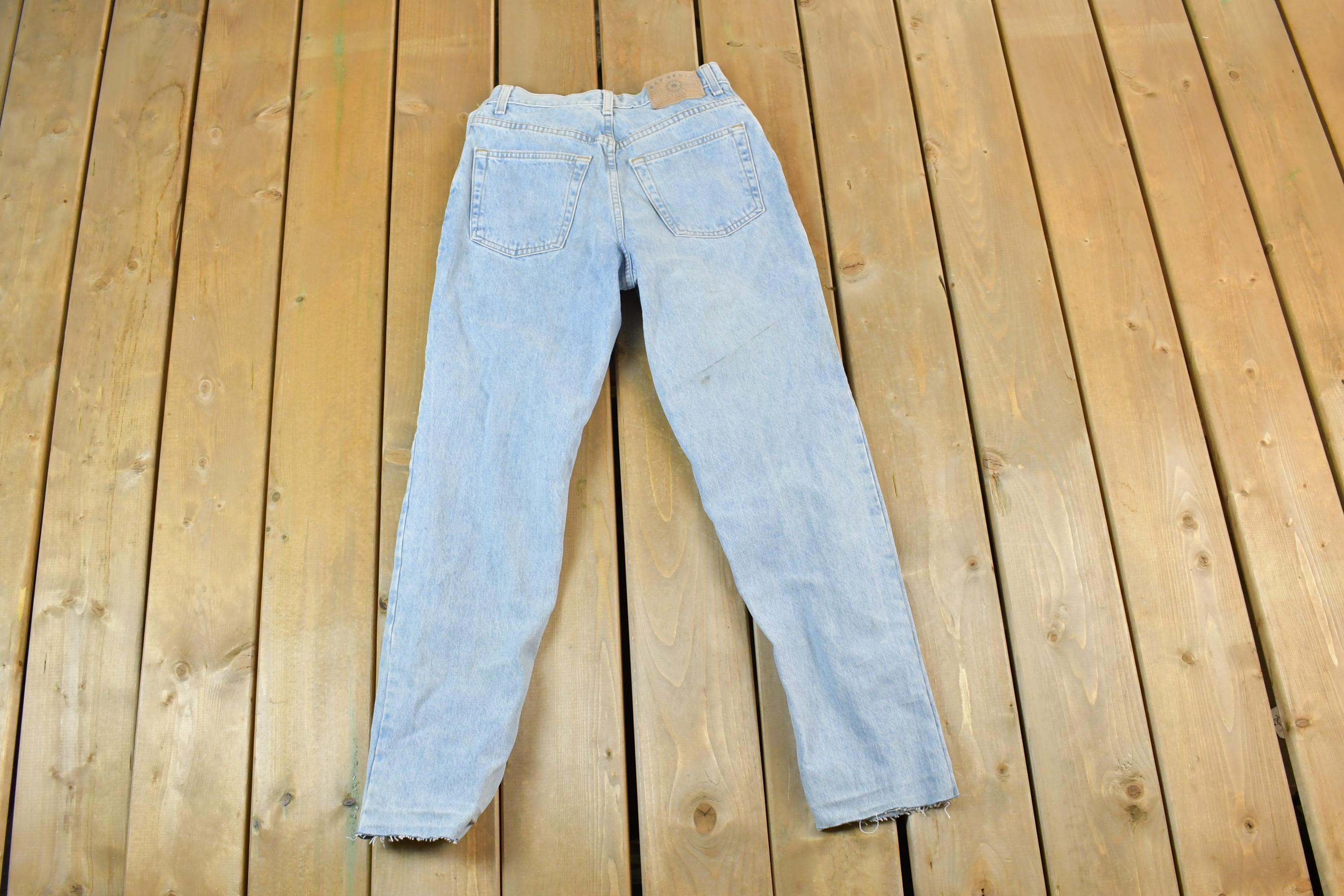 Vintage 1990s Gap Denim Womens Slim Fit Denim Jeans Size 28x27