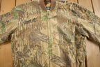 Vintage 1990s Gander Mountain Camo Bomber Jacket