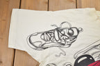 Vintage 1990s Disney Mickey Nouse AOP Sneakers T-Shirt  90s Graphic Tee  Vintage Mickey Mouse  Made In USA  90s Disney Tee