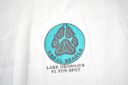 Vintage 1990s Regal Beagle Lake Okobojis Souvenir Single Stitch T Shirt Made In USA Size L