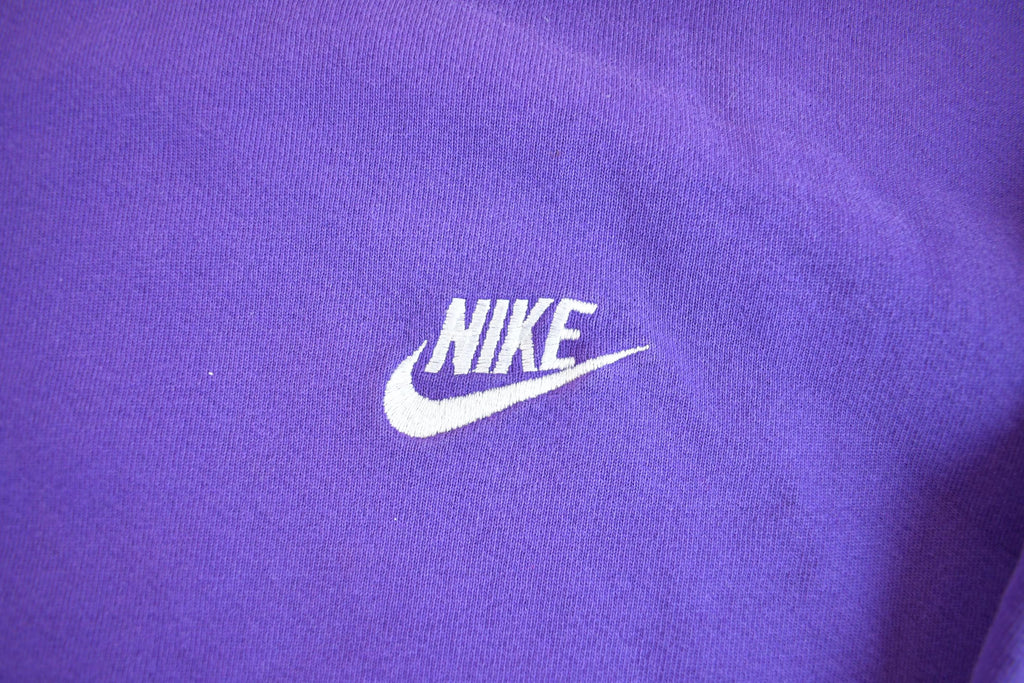 Vintage 1990s Sun-faded Purple Nike Hoodie Made In USA- Large