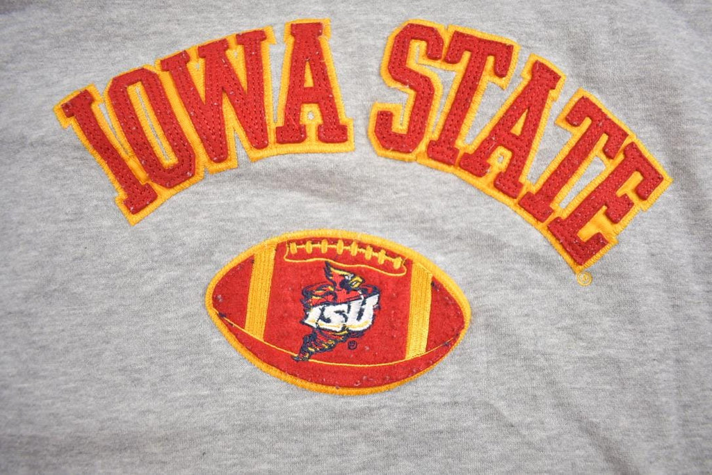 Vintage 1990s Iowa State University Embroidered Hoodie