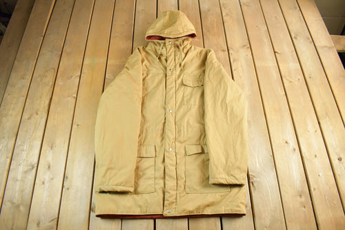 Vintage 1980s Trailway Thinsulate Parka Jacket Adult L-XL / Made in USA / Outdoor Wear / 80s Coat / Outdoors Outerwear