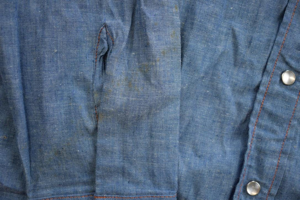 Vintage 1990s Pardner Jean Western Style Snap Button Up Rodeo Shirt