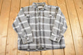 Vintage 1990s Great Canadian Rugged Wear Plaid Button Up Heavyweight Shirt Men's M