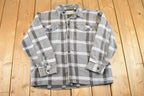 Vintage 1990s Great Canadian Rugged Wear Plaid Button Up Heavyweight Shirt Men's M