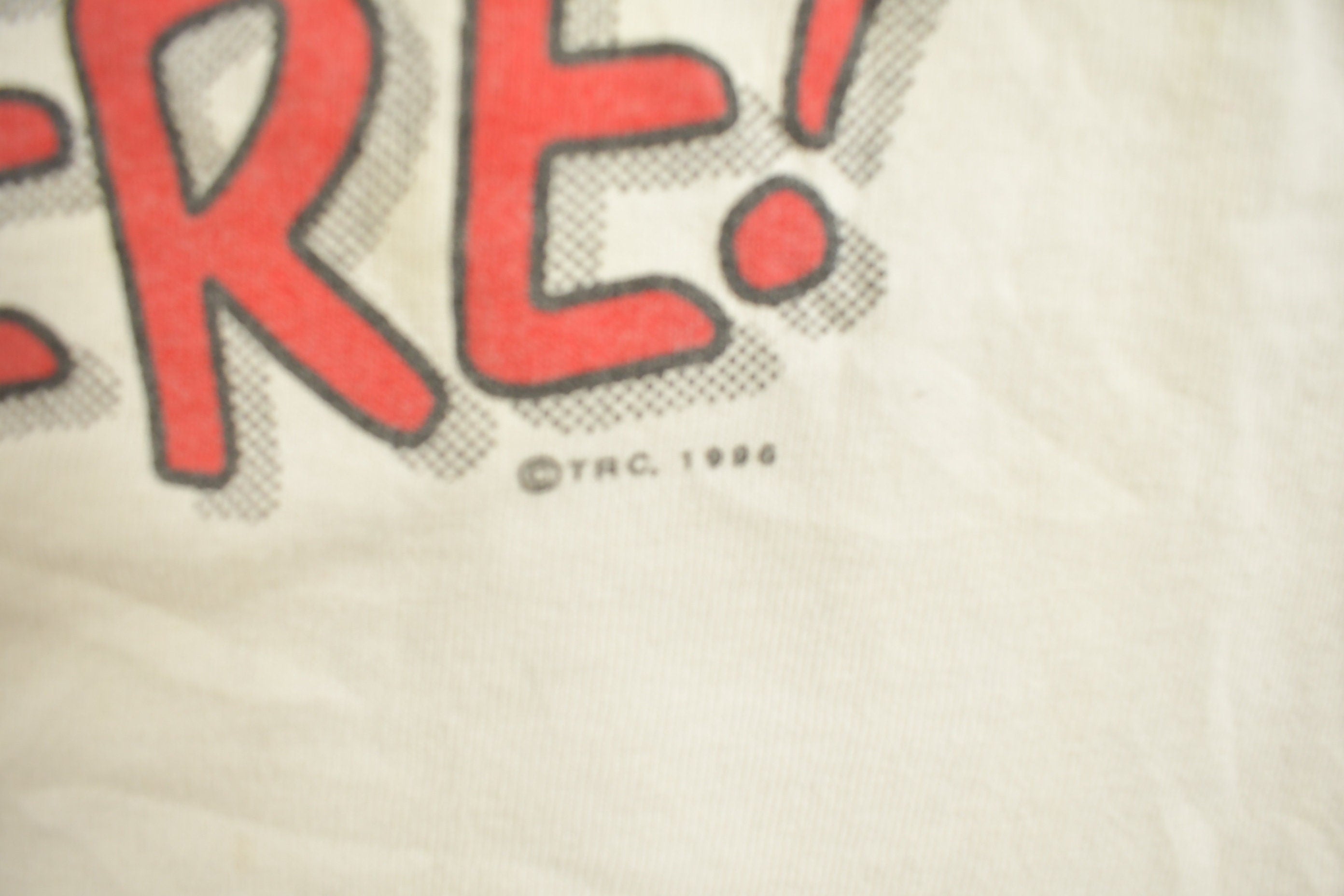 Vintage 1990s Don't Even Go There Cartoon Graphic T-Shirt