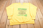 Vintage 1990s Funny Stress Raglan Crewneck Sweatshirt