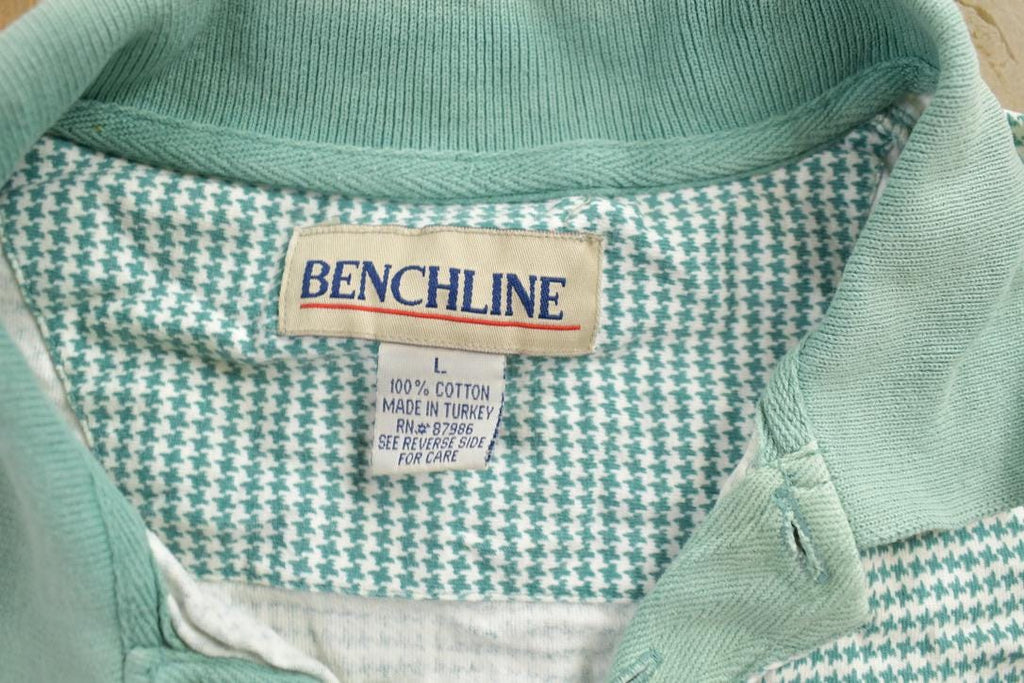 Vintage 1970s Benchline Patterned Collared Shirt