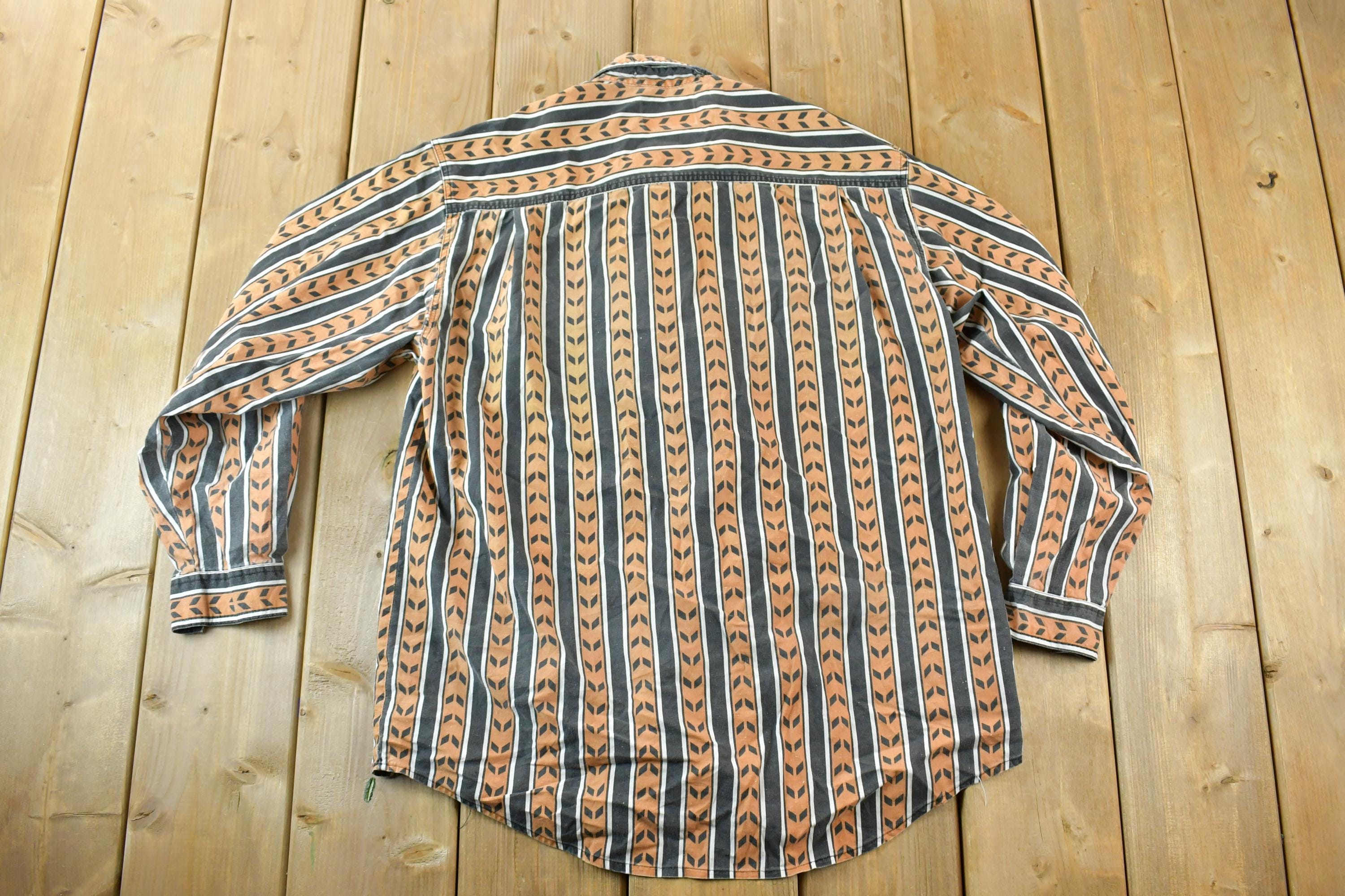 Vintage 90s Private Stock Western Button Up Shirt