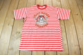 Vintage 1990s Jolly Roger Barbados Striped Souvenir Travel T-Shirt