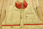 Vintage 1980s Ski Daddle Pack In Puffer Vest