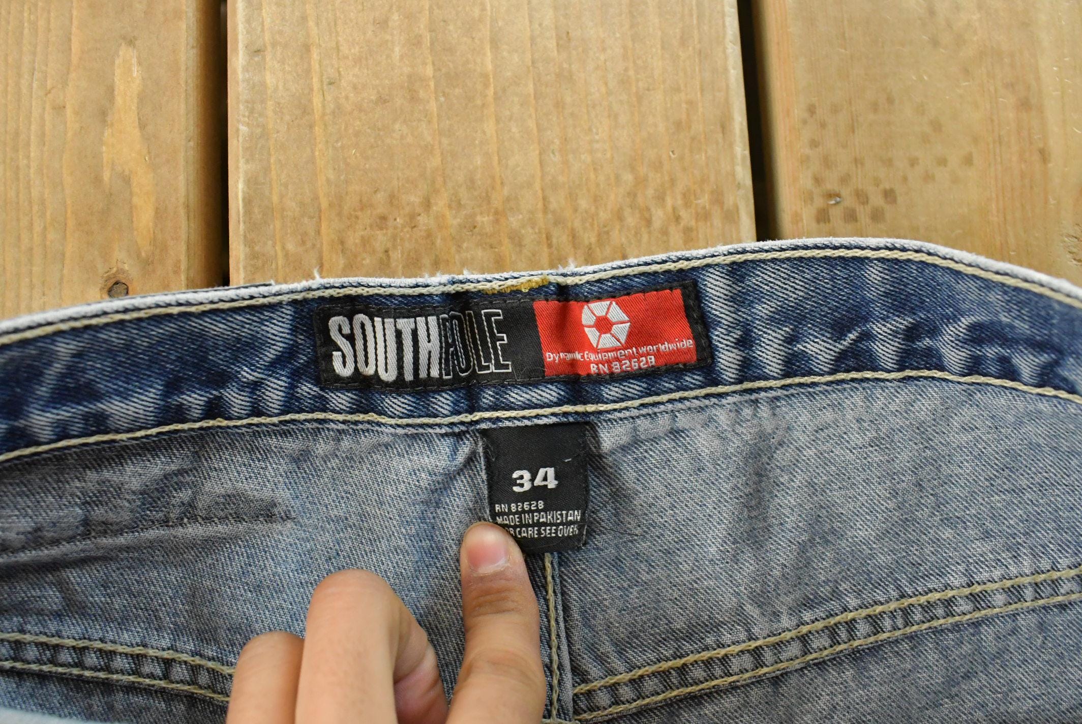 Vintage Y2K Southpole Denim Jeans Men's 33 x 33 / 2000s Hip Hop Denim / Baggy Jeans