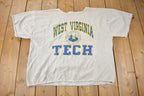 Vintage 1990s West Virginia Tech University Collegiate Crewneck Made In USA