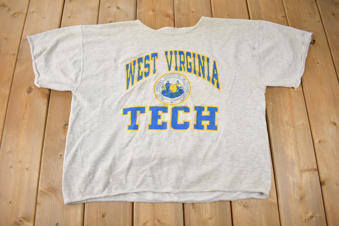 Vintage 1990s West Virginia Tech University Collegiate Crewneck Made In USA