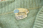 Vintage 1960s Pilgrim Sears Roebuck Wool Knit Zip Up Cardigan Sweater Womens Large /