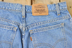 Vintage 1990s Levi's 631 Orange Tab Denim Jeans Men's 30 x 27.5 / 90s Levi's / Streetwear / Distressed