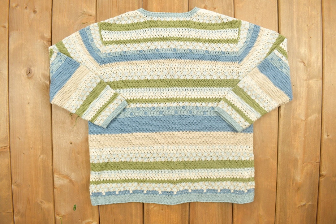 Vintage 1990s Womens Knitted Cardigan Sweater