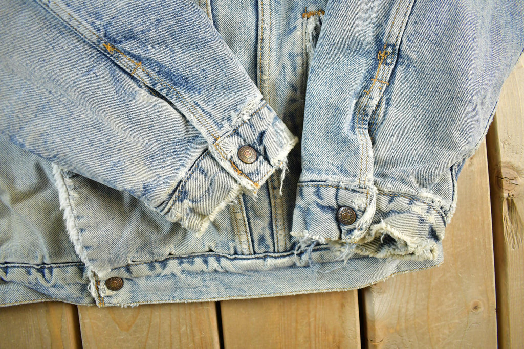 Vintage 1980s Levi's Sherpa Lined Denim Jean Jacket Men's 2XL