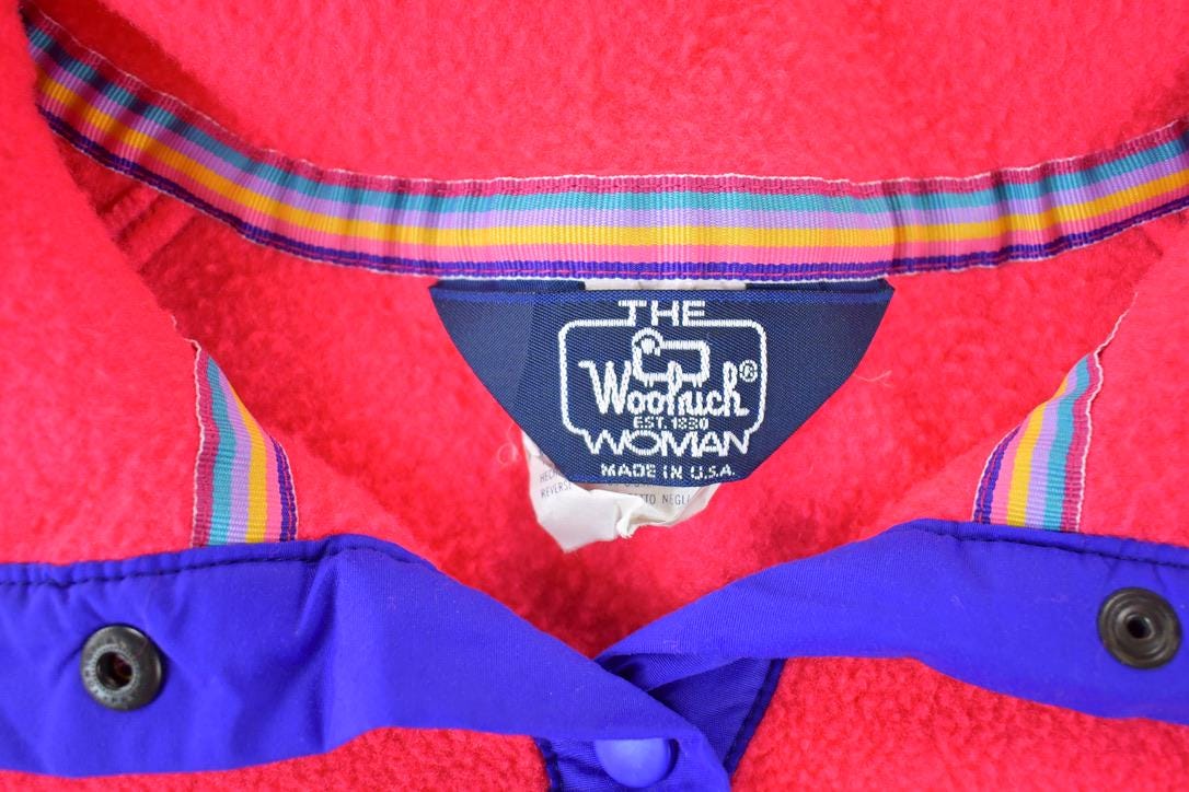 Vintage 1990s Woolrich Sigmet Gear Fleece Outdoorsman Sweater
