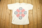 Vintage 1990s Stars And Stripes Graphic T Shirt