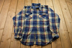 Vintage 1990s Sportswear Plaid Button Up Shirt